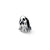 Ghost Charm Bead in Sterling Silver