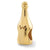 Wine Bottle Charm Bead in Gold Plated