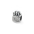 6-pack Beer Charm Bead in Sterling Silver