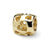Heart Floral Charm Bead in 14k Yellow Gold