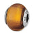 Sterling Silver Gold Color Italian Murano Bead Charm hide-image