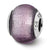Sterling Silver Lavender Italian Murano Bead Charm hide-image