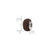 Brown Full Swarovski Crystal Charm Bead in Sterling Silver