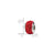 Red Full Swarovski Crystal Charm Bead in Sterling Silver