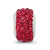 Scarlet Full Swarovski Crystal Charm Bead in Sterling Silver