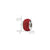 Scarlet Full Swarovski Crystal Charm Bead in Sterling Silver