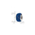 Dark Blue,Navy Full Swarovski Crystal Charm Bead in Sterling Silver