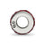 Dark Maroon Double Row Swarovski Charm Bead in Sterling Silver