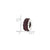 Dark Maroon Double Row Swarovski Charm Bead in Sterling Silver