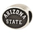Sterling Silver Antiqued Arizona State University Collegiate Bead