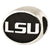 Antiqued Louisiana State University Collegiate Charm Bead in Sterling Silver