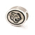 Antiqued Southern University Collegiate Charm Bead in Sterling Silver