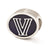 Enameled Villanova University Collegiate Charm Bead in Sterling Silver