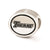 Antiqued Tulane University Collegiate Charm Bead in Sterling Silver