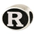 Antiqued Rutgers University Collegiate Charm Bead in Sterling Silver
