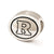 Sterling Silver Antiqued Rutgers University Collegiate Bead