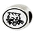 Sterling Silver Antiqued Ohio University Collegiate Bead