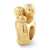 Family of 3 Charm Bead in Gold Plated