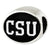 Sterling Silver Antiqued Colorado State University Collegiate Bead