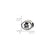 Antiqued Wake Forest University Collegiate Charm Bead in Sterling Silver