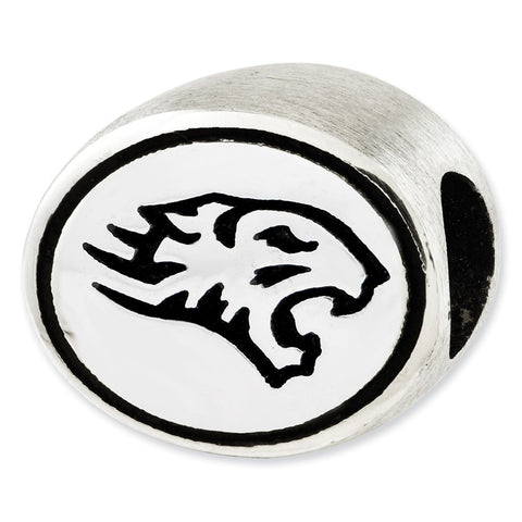 Sterling Silver Antiqued Towson University Collegiate Bead