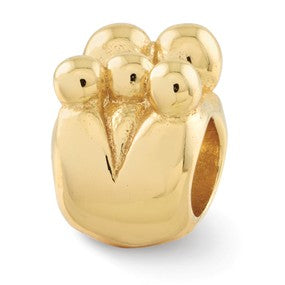 Gold Plated Family of 5 Bead Charm hide-image