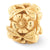 Floral Charm Bead in Gold Plated