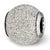 Sterling Silver Light Grey Laser Cut Bead Charm hide-image