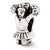 Sterling Silver Cheerleader Bead Charm hide-image