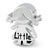 Sterling Silver Little Sister Girl Bead Charm hide-image