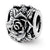 Sterling Silver Rose Bali Bead Charm hide-image