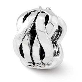 Sterling Silver Bali Bead Charm hide-image