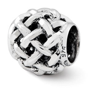 Sterling Silver Bali Bead Charm hide-image