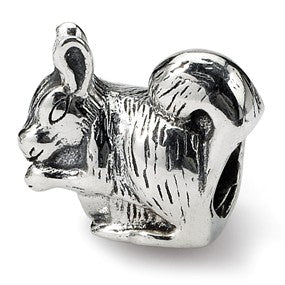 Sterling Silver Squirrel Bead Charm hide-image