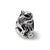 Elephant Charm Bead in Sterling Silver