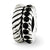Sterling Silver Black Swarovski Elements & Textured Bead Charm hide-image