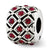 July Swarovski Elements Charm Bead in Sterling Silver