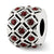 June Swarovski Elements Charm Bead in Sterling Silver