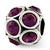 Sterling Silver February Swarovski Elements Bead Charm hide-image