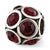 June Swarovski Elements Charm Bead in Sterling Silver