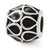 Sterling Silver Black Enamel Bali Bead Charm hide-image