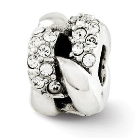 Sterling Silver Swarovski Elements Bead Charm hide-image