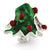 Sterling Silver Enameled Christmas Tree Bead Charm hide-image