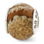 Picture Natural Stone Charm Bead in Sterling Silver