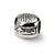 Hamburger Charm Bead in Sterling Silver