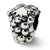 Sterling Silver Grapes Bead Charm hide-image