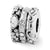 Swarovski Elements Fancy Bali Charm Bead in Sterling Silver