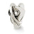 Sterling Silver Heart w/Swarovski Elements Bead Charm hide-image