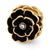 Enamel Flower w/Swarovski Elements Charm Bead in Sterling Silver