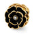 Sterling Silver Enamel Flower w/Swarovski Elements Bead Charm hide-image